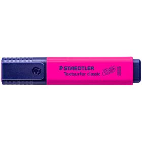Staedtler Textsurfer Classic 364 Marcador Fluorescente - Punta Biselada 1 - 5mm Aprox - Secado Rapido - Color Magenta