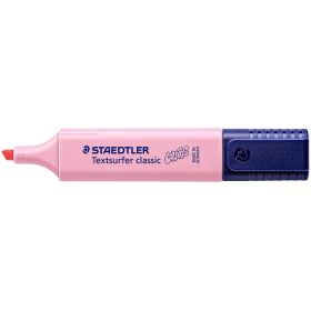 Staedtler Textsurfer Classic 364 Pastel Marcador Fluorescente - Punta Biselada - Trazo entre 1 - 5mm - Tinta con Base de Agua - Color Carmin Claro