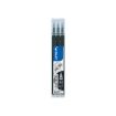 Pilot Recambio de gel borrable para Frixion Ball / Frixion Clicker - Pack de 3 unidades - Punta de bola redonda 0.7mm - Trazo 0.4mm - Color Negro