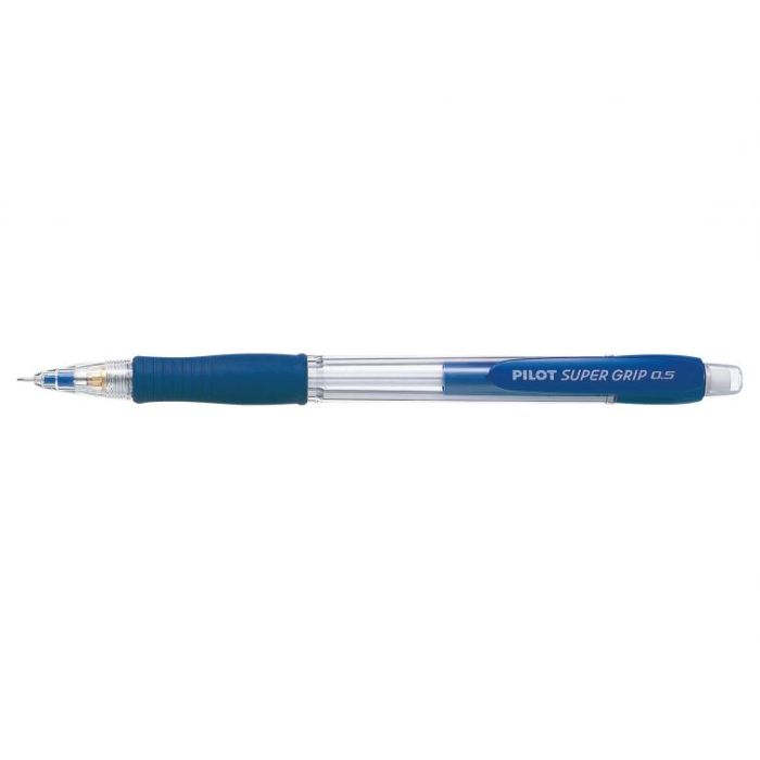 Pilot Portaminas SuperGrip H185 - Trazo 0.5mm - Mina HB - Cuerpo Azul