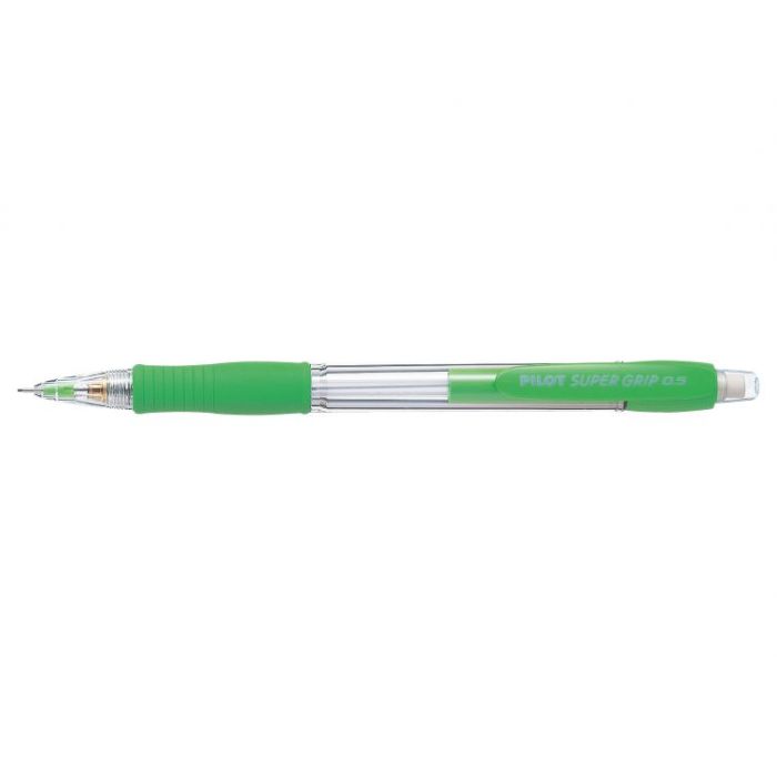 Pilot Portaminas SuperGrip H185 - Trazo 0.5mm - Mina HB - Cuerpo Verde Claro