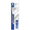 Staedtler Micro Carbon 255 Dispensador de Minas con 40 Minas - Mina HB de 0.5mm - Rellena las Minas Individualmente - Resistencia a la Rotura - 90% Procedente de Materiales Naturales