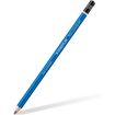 Staedtler Mars Lumograph 100 Lapiz de Grafito Hexagonal - Mina 10B - Resistencia a la Rotura - Madera de Bosques Sostenibles