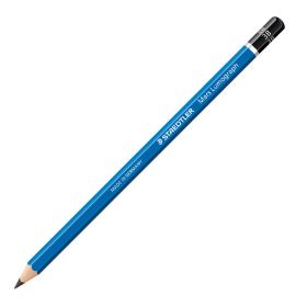 Staedtler Mars Lumograph 100 Lapiz de Grafito Hexagonal - Mina 3B Ultrarresistente de 2.5mm - Madera de Bosques Sostenibles - Caja de 12 ud