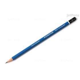 Staedtler Mars Lumograph 100 Lapiz de Grafito Hexagonal - Mina F Ultrarresistente de 2mm - Madera de Bosques Sostenibles - Caja de 12 ud