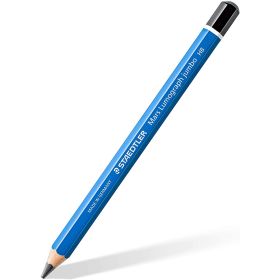 Staedtler Mars Lumograph Jumbo 100J Pack de 5 Lapices de Grafito - Acabados Metalicos - Diametro de Mina 5.3mm Aprox - Graduaciones Surtidas