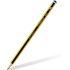 Staedtler Noris 120-3 Lapiz de Grafito Hexagonal - Mina H - Resistencia a la Rotura - Madera de Bosques Sostenibles