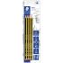 Staedtler Noris 120 Pack de 4 Lapices de Grafito Hexagonales - Graduaciones Surtidas - Resistencia a la Rotura - Madera de Bosques Sostenibles