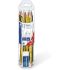 Staedtler Noris 120 Pack de 12 Lapices de Grafito Hexagonales + Goma de Borrar - Mina HB Ultrarresistente de 2mm - Madera de Bosques Sostenibles