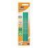 Bic Evolution Pack de 4 Lapices de Grafito Hexagonal - Mina HB Ultrarresistente - Sin Madera - No se Astilla