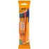 Bic Orange Original Fine Pack de 4 Boligrafos de Bola - Punta Redonda de 0.8mm - Trazo de 0.3mm - Tinta con Base de Aceite - Cuerpo Naranja - Colores Surtidos