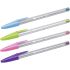 Bic Cristal Fun Pack de 20 Boligrafos de Bola - Punta Redonda de 1.6mm - Trazo 0.42mm - Tinta con Base de Aceite - Colores Surtidos
