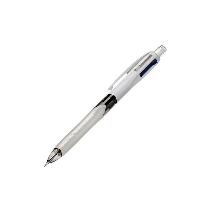 Bic 4 Colours 3+1 Boligrafo y Portaminas Retractil - Punta Media de 1mm - Mina HB 0.7mm - Cuerpo Ancho con Grip - Goma de Borrar - 3 Colores + Portaminas