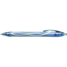 Bic Gel-Ocity Quick Dry Boligrafo Retractil - Punta Media de 0.7mm - Tinta de Gel - Secado Ultra Rapido - No Mancha el Papel - Color Turquesa