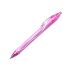 Bic Gel-Ocity Quick Dry Boligrafo Retractil - Punta Media de 0.7mm - Tinta de Gel - Secado Ultra Rapido - No Mancha el Papel - Color Rosa
