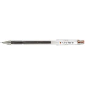 Pilot Boligrafo de Gel G-Tec C4 - Extra Fino - Recargable - Punta de Bola 0.4mm - Trazo 0.2mm - Color Marron