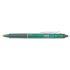 Pilot Boligrafo de gel borrable retractil Frixion Clicker - Punta de bola redonda 0.7mm - Trazo 0.4mm - Grip ergonomico - Color Verde