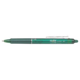 Pilot Boligrafo de gel borrable retractil Frixion Clicker - Punta de bola redonda 0.7mm - Trazo 0.4mm - Grip ergonomico - Color Verde