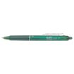 Pilot Boligrafo de gel borrable retractil Frixion Clicker - Punta de bola redonda 0.7mm - Trazo 0.4mm - Grip ergonomico - Color Verde