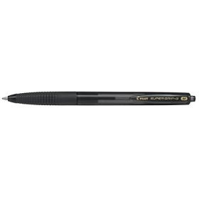 Pilot Boligrafo de Bola Retractil SuperGrip G - Punta Redonda 1.0mm - Trazo 0.4mm - Tinta de Aceite - Grip Ergonomico - Color Negro
