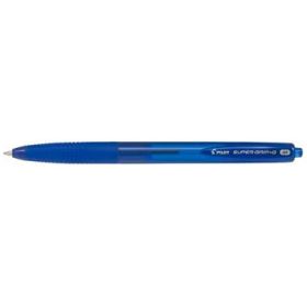 Pilot Boligrafo de Bola Retractil SuperGrip G - Punta Redonda 1.0mm - Trazo 0.4mm - Tinta de Aceite - Grip Ergonomico - Color Azul