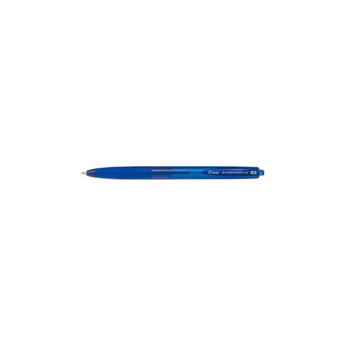 Pilot Boligrafo de Bola Retractil SuperGrip G - Punta Redonda 1.0mm - Trazo 0.4mm - Tinta de Aceite - Grip Ergonomico - Color Azul