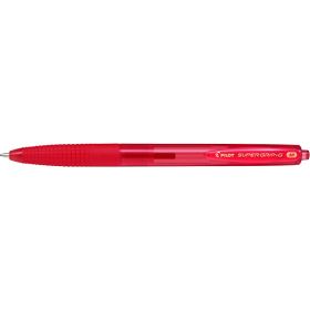 Pilot Boligrafo de Bola Retractil SuperGrip G - Punta Redonda 1.0mm - Trazo 0.4mm - Tinta de Aceite - Grip Ergonomico - Color Rojo