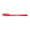 Giotto Tratto Cancellik Boligrafo de Bola - Tinta Borrable - Trazo 0.4mm - Doble Goma - Color Rojo