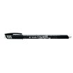 Giotto Tratto Cancellik Boligrafo de Bola - Tinta Borrable - Trazo 0.4mm - Doble Goma - Color Negro