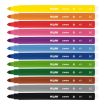 Milan Pack de 12 Rotuladores - Punta Conica 5mm - Tinta al Agua - Lavable - Colores Surtidos