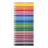 Milan Pack de 24 Rotuladores - Punta Conica 5mm - Tinta al Agua - Lavable - Colores Surtidos