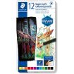 Staedtler Super Soft 149C Pack de 12 Lapices de Colores - Mina Extra Suave - Colores Surtidos