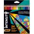 Bic Intensity Color Up Caja de 24 Lapices Triangulares de Colores Surtidos - Fabricados en Resina - Mina Ultraresistente de 3.20mm