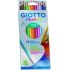 Giotto Stilnovo Acquarell Pack de 12 Lapices de Colores Acuarelables Hexagonales - Mina 3.3 mm - Madera - Colores Surtidos