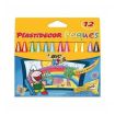 Bic Kids Plastidecor Peques Caja de 12 Lapices de Cera Triangulares - Ideal Niños Pequeños - Textura blanda - No Mancha