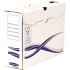 Fellowes Bankers Box Basic Pack de 25 Cajas de Archivo Definitivo A4+ 100mm - Montaje Manual - Carton Reciclado Certificacion FSC