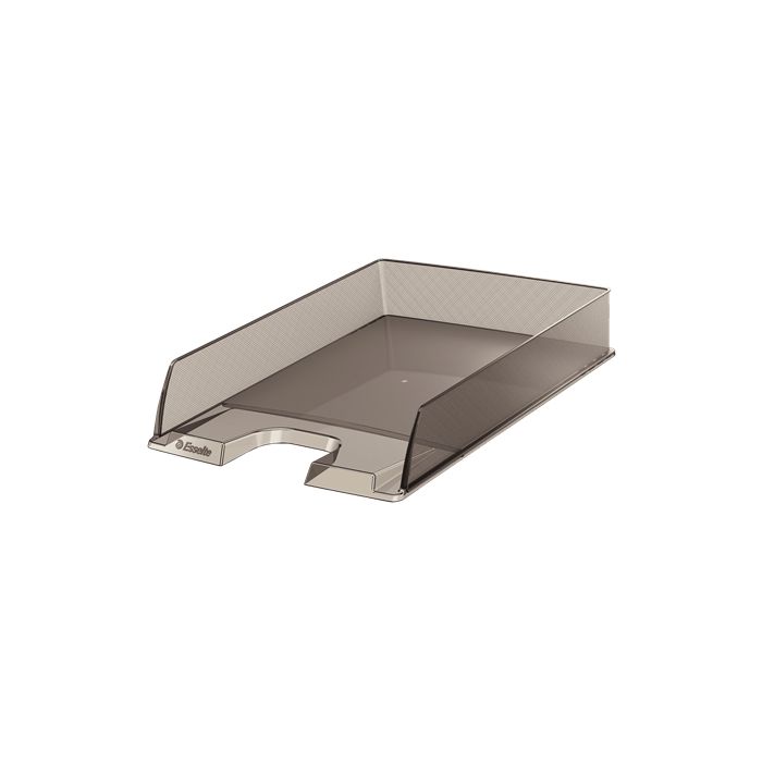 Esselte Europost Bandeja Portadocumentos - Plastico Transparente - Formato Vertical - A4 - Color Fume Transparente