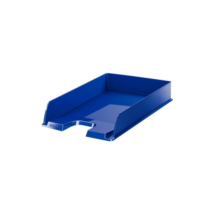 Esselte Europost Bandeja Portadocumentos -  Formato Vertical - A4 - Espacio para Etiqueta Identificativa - Color Azul