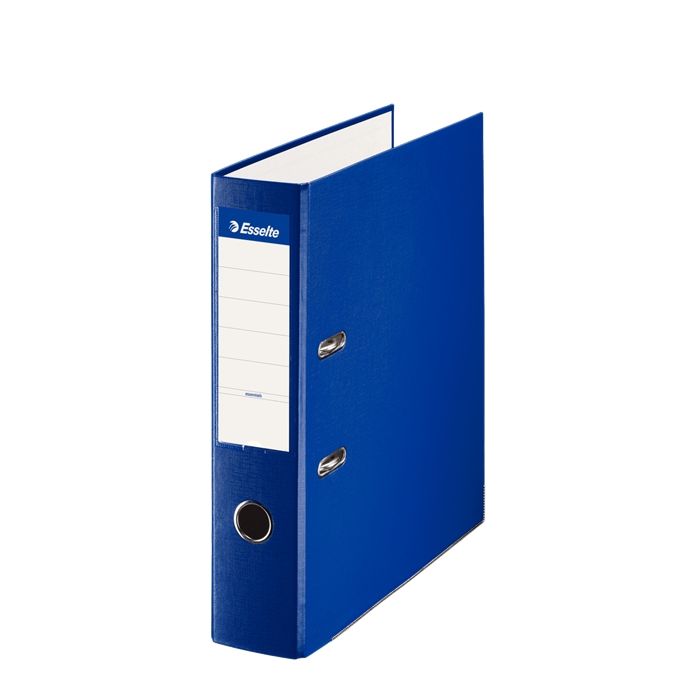 Esselte Archivador de Palanca - Formato A4 - Lomo 75mm - Capacidad para 500 Hojas - Color Azul