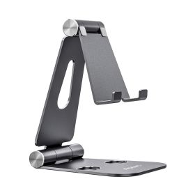Aisens Soporte de Sobremesa Tamaño XL Ajustable (2 Pivotes) para Movil / Tablet - Color Gris