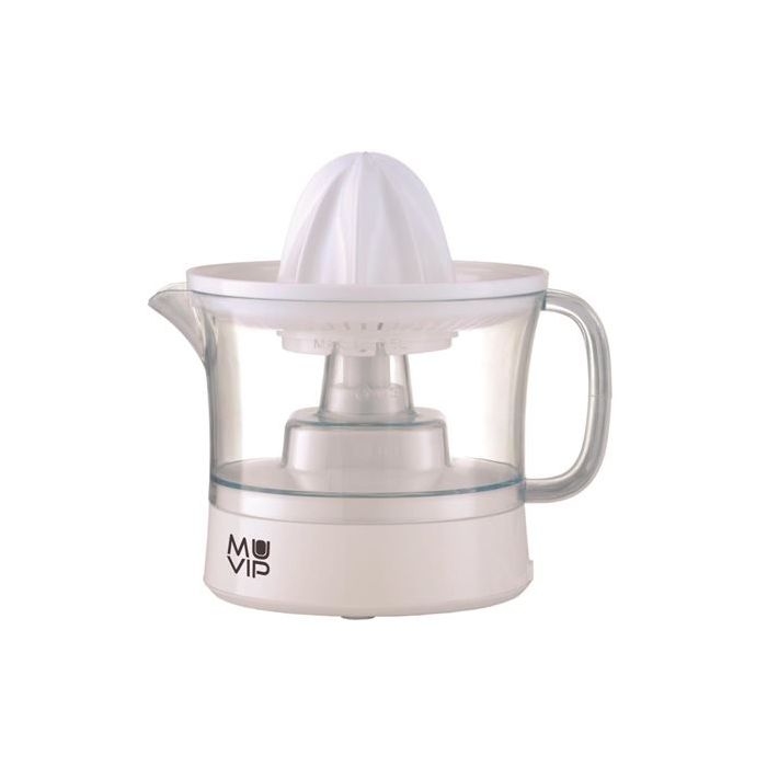 Muvip Exprimidor Electrico 40W - Deposito de 0.5L - Rotacion en ambos Sentidos - Filtro de Pulpa - Desmontable para Facil Limpieza