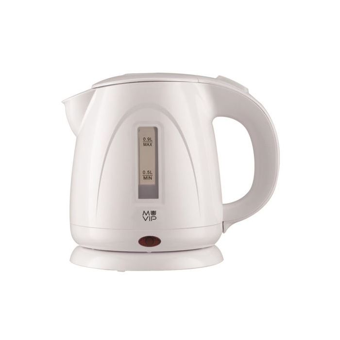 Muvip Hervidor de Agua Electrico 1300W - Capacidad 0.9L - Indicador de Nivel - Base Giratoria