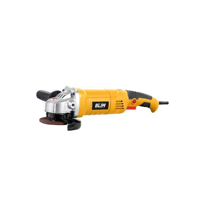 Blim Radial 125mm - Potencia 1200W - Regulacion Electronica - Diseño Ergonomico - Empuñadura Multiposicion - Proteccion Antichispas - Boton de Bloqueo