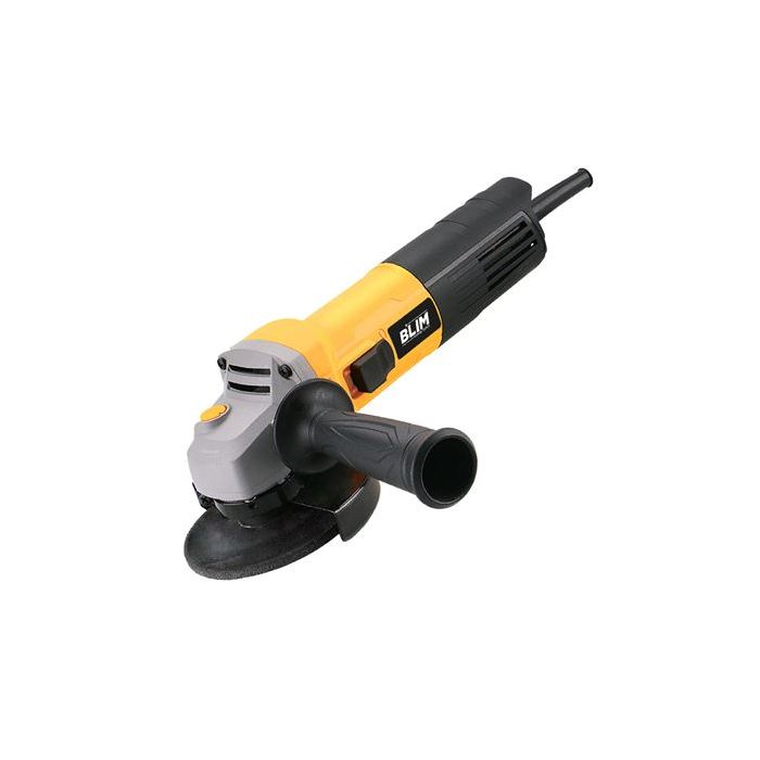 Blim Radial 115-125mm - Potencia 800W - Diseño Ergonomico - Empuñadura Multiposicion - Proteccion Antichispas - Boton de Bloqueo