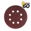 Blim Pack de 10 Lijas con Velcro para Lijadora BL0136 - 150mm - Grano 60 - Formato Circular