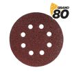 Blim Pack de 10 Lijas con Velcro para Lijadora BL0136 - 150mm - Grano 80 - Formato Circular