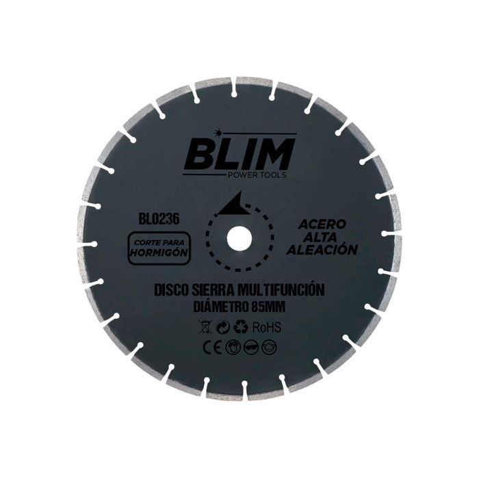 Blim Disco Corte de Hormigon y Marmol para Sierra Multifuncion 85mm