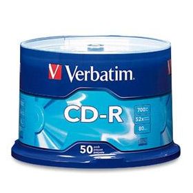 Verbatim CD-R 52x 700MB (Tarrina 50 Uds)