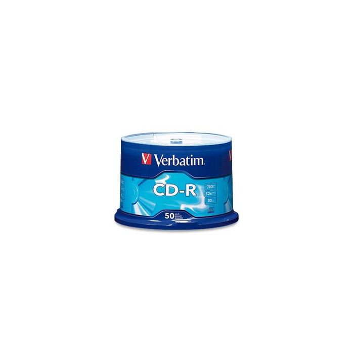 Verbatim CD-R 52x 700MB (Tarrina 50 Uds)
