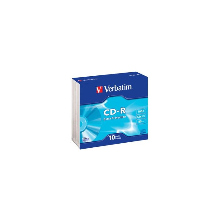 Verbatim CD-R 700MB Caja (Pack 10 Uds)